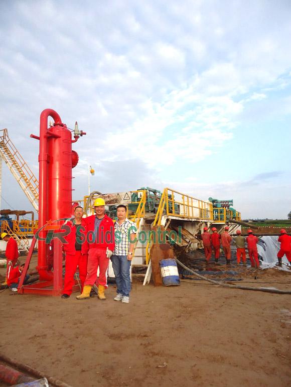 High Pressure Gas Buster Oilfield Mud Gas Separator