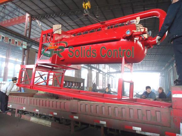 Skid Mounted 800mm Oil Drilling Mud Gas Separator