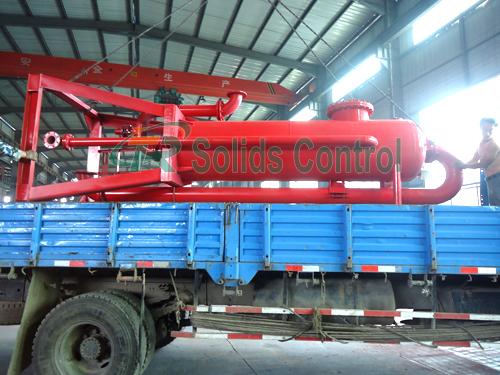 Solids Control Drilling Fluid 1000mm Mud Gas Separator