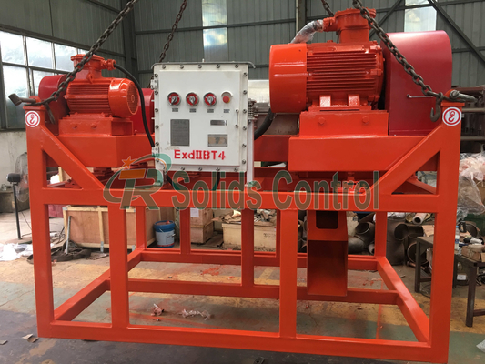 Oil Based Drilling Mud Decanter Centrifuge 450mm 50m3/H Capacity