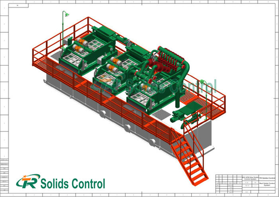 Oilfield Drilling Solid Control System Mud Recycling System 500gpm