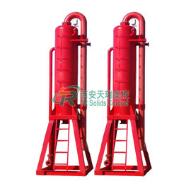 2.6 Tons Drilling Fluids Poorboy Degasser with 2200*2200*6634mm Dimension