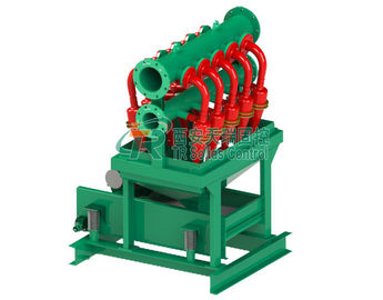Oilfield 12nos Hydrocyclone Dewatering System,  Vibration Motor Desilter Cones Machine