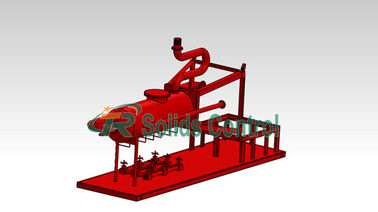 Safe Drilling Mud Gas Separator / Gas Filter Separator 2235kg Weight