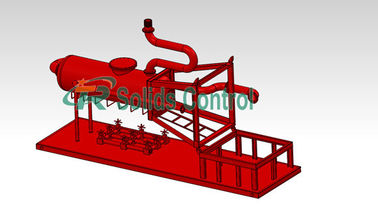 Durable Mud Gas Separator DN200mm Gas Discharge Pipe 1900 * 1900 * 5700mm API Certificate