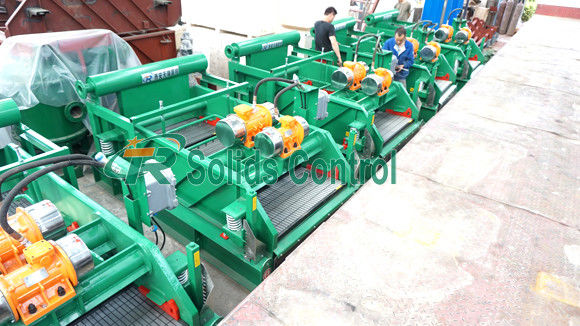 Api Standard Linear Motion Shale Shaker Oilfield Solid Control 1.5kw ...