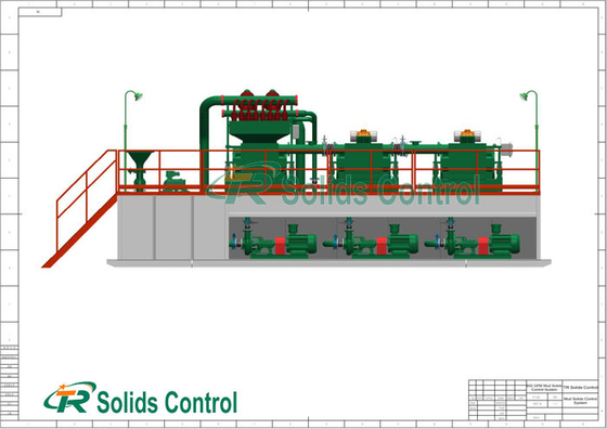 Oilfield Drilling Solid Control System Mud Recycling System 500gpm