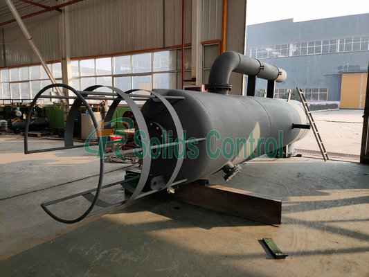 Customized Poor Boy Mud Gas Separator 320m3/H Capacity 1200mm