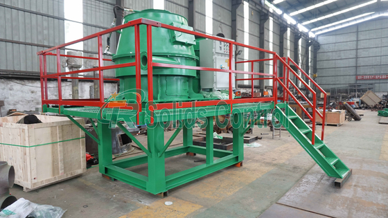 TRCD930B-VFD Frequency Conversion Vertical Cutting Dryer With Guardrail Stairs Walkways