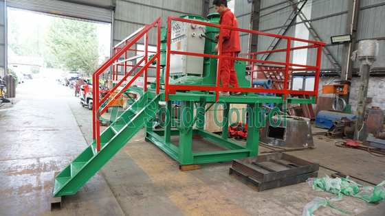 TRCD930B-VFD Frequency Conversion Vertical Cutting Dryer With Guardrail Stairs Walkways