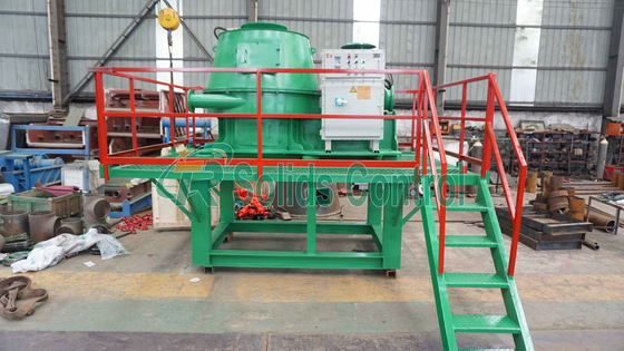 TRCD930B-VFD Frequency Conversion Vertical Cutting Dryer With Guardrail Stairs Walkways