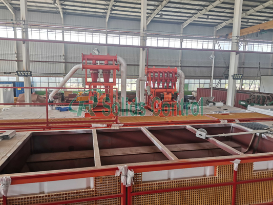 TRZJ50 Oil And Gas Drilling Solids Control System For Mud Cleaning Recycling