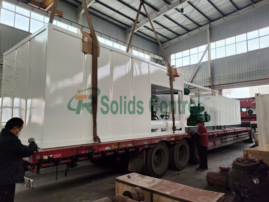 Skid Mounted Clear Water Tank For Solids Control System Waste Management Solutions