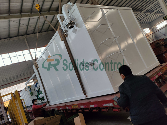 Skid Mounted Clear Water Tank For Solids Control System Waste Management Solutions