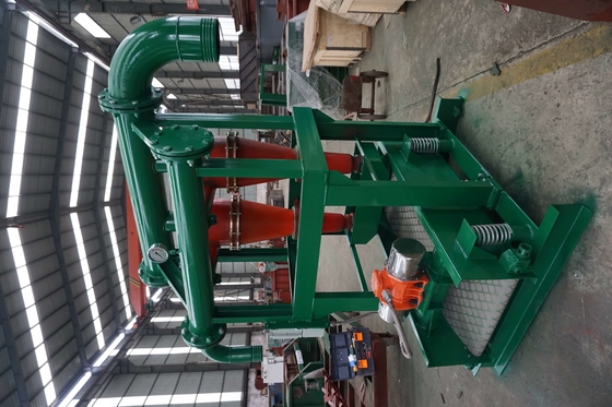 0.25 - 0.4mpa Drilling Mud Cyclone Desander Clamp Connection