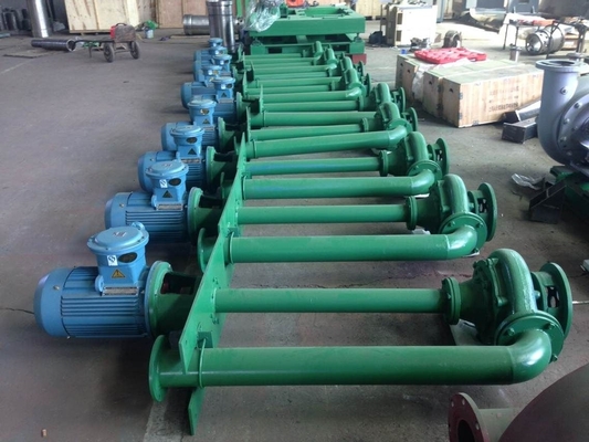 Vertical Ridgid Submersible Slurry Pump Motor 45kw Lift 40m