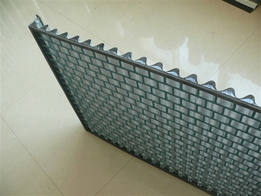 2 - 3 Layers Steel Frame Shale Shaker Screen Shock Absorption