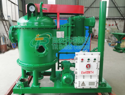 Drilling Fluid Vacuum Degasser 4KW Vacuum Pump Powered High Performance Schneider or Siemens electrical components