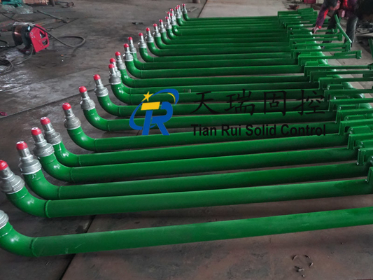 360 Degree Rotation Angle Oilfield Drilling Mud Gun For Circulatory System Mixing