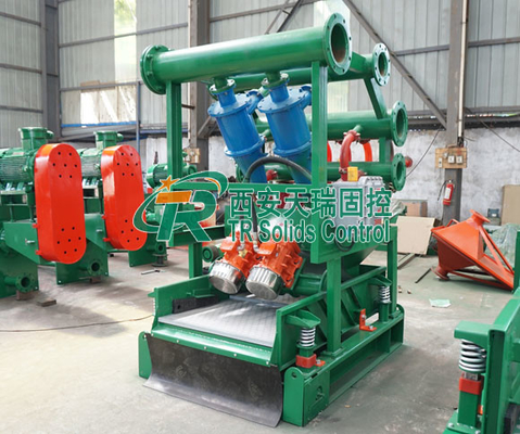 Oil Drilling Mud Removal Equipment Hydrocyclone Desilter Cleaner 580kg Weight