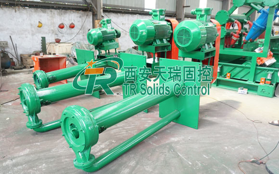 Long Shaft Submersible Slurry Pump For Horizontal Directional Drilling 55KW Motor Powered