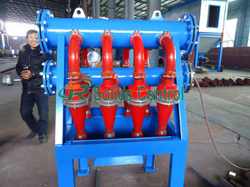 8nos Solids Control Dewatering Hydrocyclone Equipment 0.25 - 0.4Mpa Working Pressure