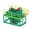 Hydrocyclone 45kw Drilling Mud System Mud Tank System Compact Size Green Color