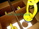 Yellow Color Drill Spare Parts Lifting Plug / Cap For Oil Well Drilling