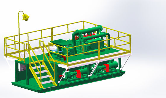 Engineering 1000gpm HDD 240m3/H Mud Mixing System