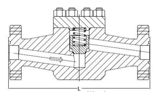 Full-Opening API 6A Oil Drilling Wellhead Check Valve