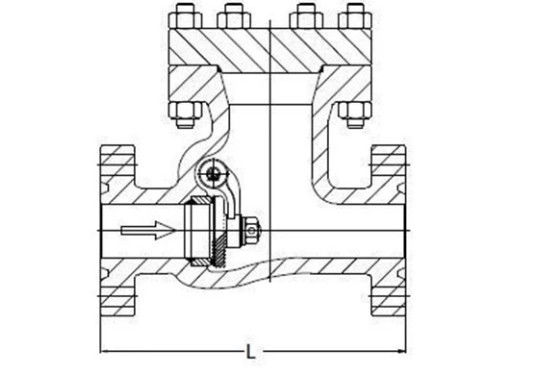 Abrasion Resistance Oilfield API 6A Forged Check Valve