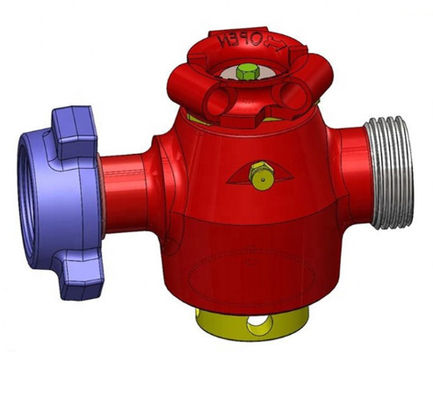 Solids Control API 6A 2" Wellhead Plug Valve With Fig 1502