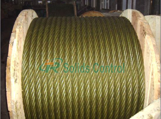 API 9A Oilfield 30mm 1X19 Galvanized Steel Wire Rope