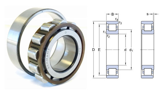 OEM NU 1021 800mm Single Row Cylindrical Roller Bearing