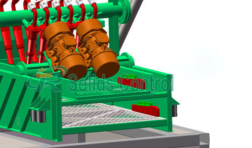 High-efficiency carbon steel solids control 300m3/H mud desander product