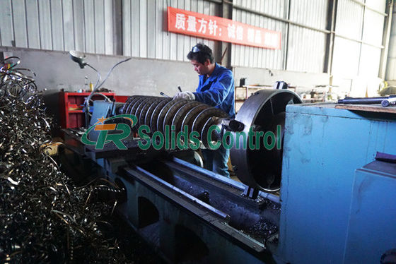 SS316L 40m3/H Oilfield Drilling Decanter Centrifuge Using centrifugal casting process SS316L stainless steel material