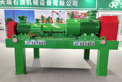 Bowl Length 1250mm Long SS 316 Drilling Mud Centrifuge For Solid Liquid Separation