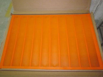 Rectangle 95A Polyurethane Screen Mesh With 0.15m Aperture