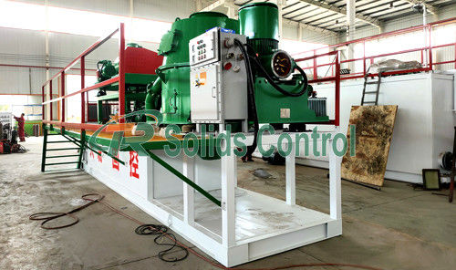 Skid Mounted Pitless Mud Treatment System With VFD Drive