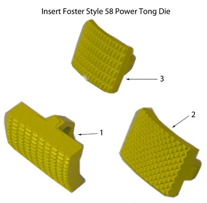 Energy Mining Drill Spare Parts HRC56 20CrMnTi Power Tong Dies